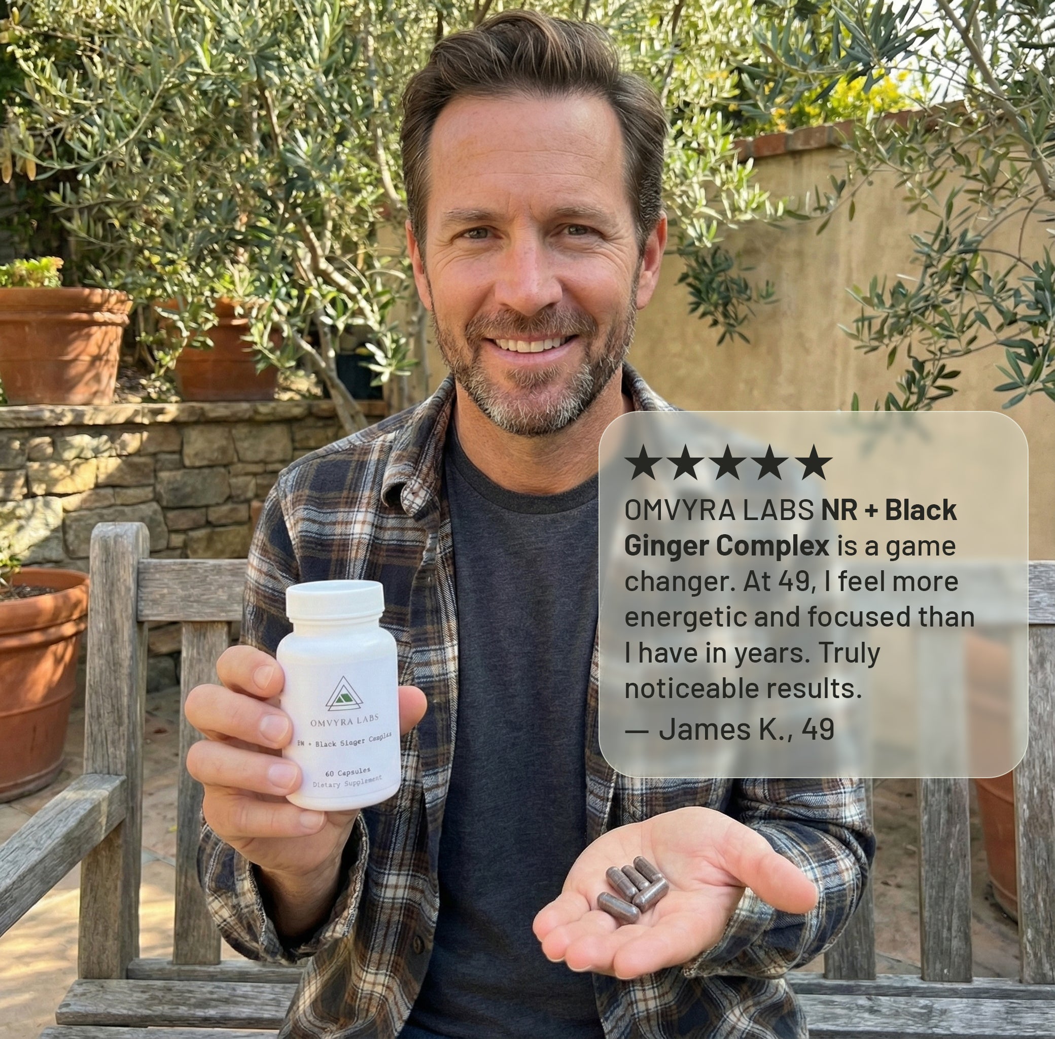 Omvyra Labs NR + Black Ginger Complex