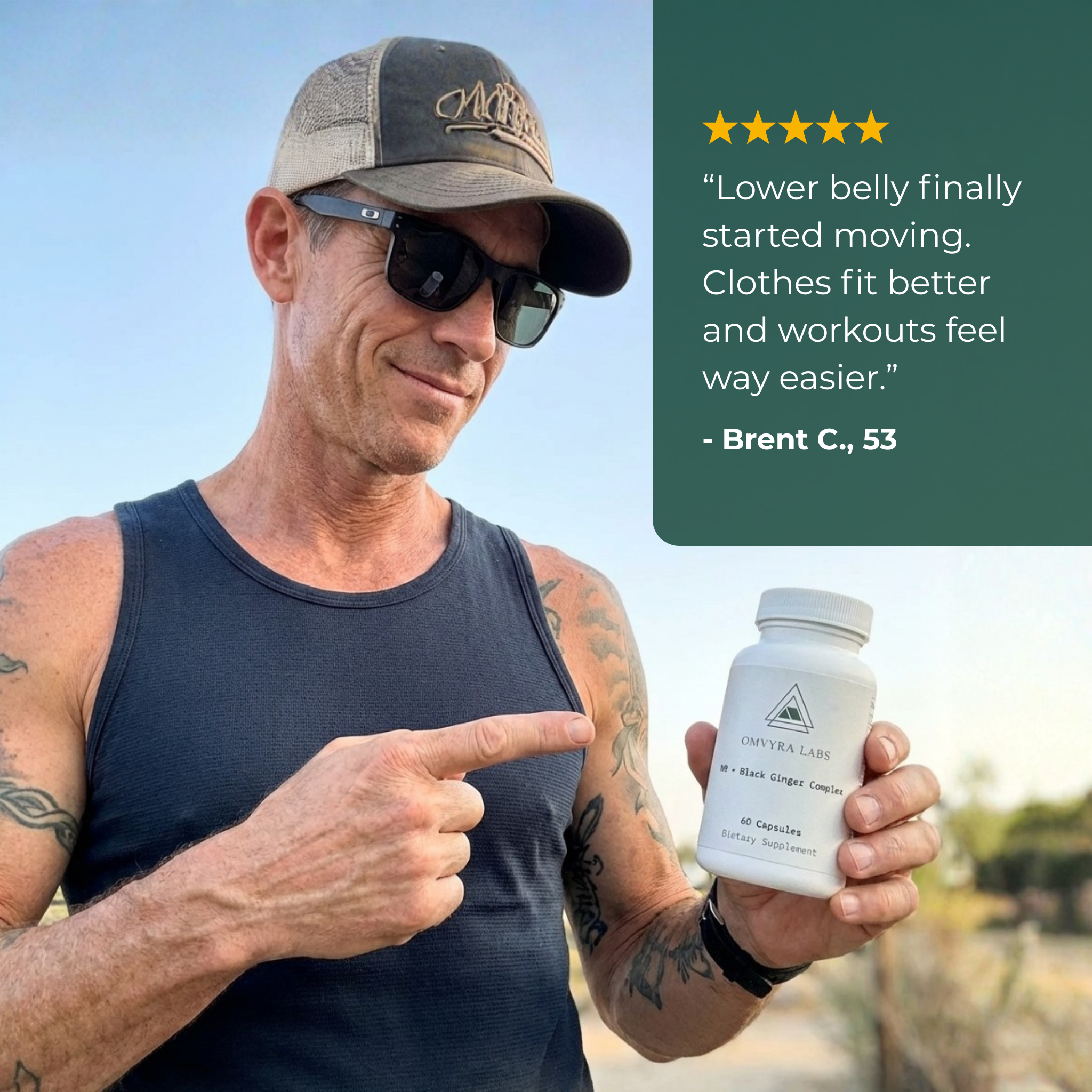 Omvyra™ Labs NR + Black Ginger Complex